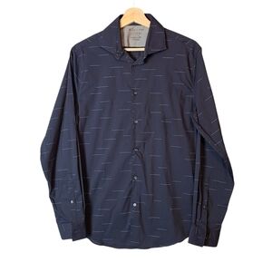 Calvin Klein dark  blue Extreme slim fit shirt